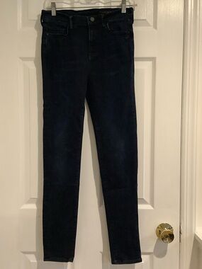 ALLSAINTS Women’s Eve Luxe Dark Wash Stretch Mid Rise Jeans 29